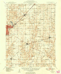 Download a high-resolution, GPS-compatible USGS topo map for Hillsboro, IL (1949 edition)