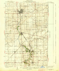 1938 Map of Hoopeston