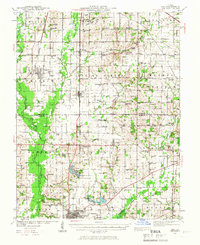 Download a high-resolution, GPS-compatible USGS topo map for Ina, IL (1966 edition)