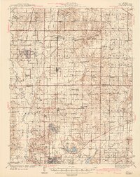 1943 Map of Ina