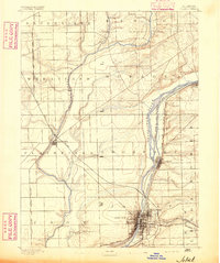 1892 Map of Joliet