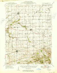 Download a high-resolution, GPS-compatible USGS topo map for Kansas, IL (1949 edition)