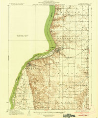 1936 Map of Keokuk