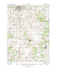 Download a high-resolution, GPS-compatible USGS topo map for Kewanee, IL (1944 edition)