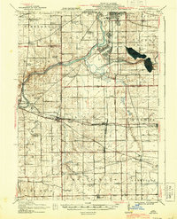 1918 Map of Kings, IL, 1944 Print