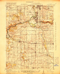 Download a high-resolution, GPS-compatible USGS topo map for Kings, IL (1918 edition)
