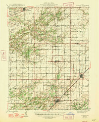 1947 Map of Kinmundy