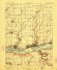 Download a high-resolution, GPS-compatible USGS topo map for La Salle, IL (1922 edition)