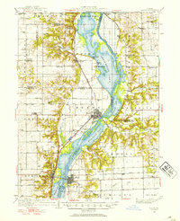 1933 Map of Lacon