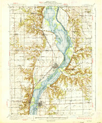 1937 Map of Lacon