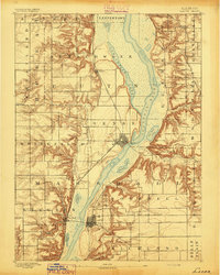 1893 Map of Lacon