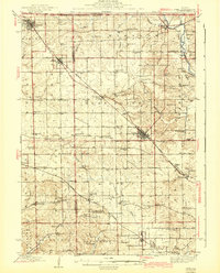Download a high-resolution, GPS-compatible USGS topo map for Lena, IL (1943 edition)