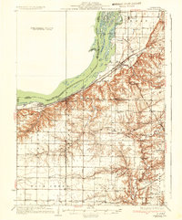 preview thumbnail of historical topo map of Lomax, IL in 1937