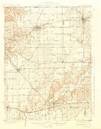 1932 Map of Mackinaw