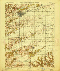 1914 Map of Macomb
