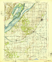 preview thumbnail of historical topo map of Manito, IL in 1932