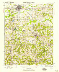 Download a high-resolution, GPS-compatible USGS topo map for Marion, IL (1958 edition)
