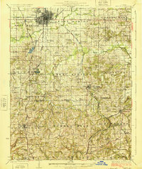 Download a high-resolution, GPS-compatible USGS topo map for Marion, IL (1925 edition)