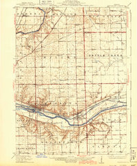 1916 Map of Marseilles, 1943 Print
