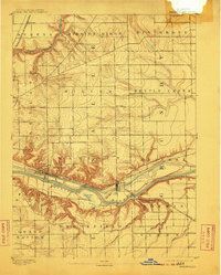 1892 Map of Marseilles, 1910 Print
