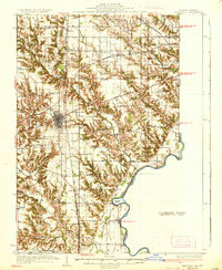 1937 Map of Vigo County, IN