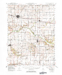 1948 Map of Mason City, 1984 Print