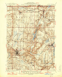 1926 Map of McHenry, 1946 Print