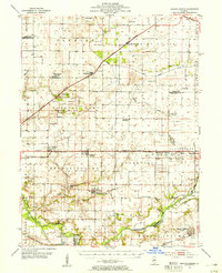 Download a high-resolution, GPS-compatible USGS topo map for Mechanicsburg, IL (1955 edition)