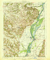 Download a high-resolution, GPS-compatible USGS topo map for Meredosia, IL (1931 edition)