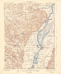 1931 Map of Meredosia, IL