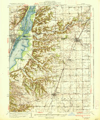 1937 Map of Metamora