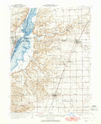 1948 Map of Metamora, 1965 Print