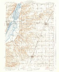 1937 Map of Metamora