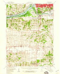 preview thumbnail of historical topo map of Milan, IL in 1953