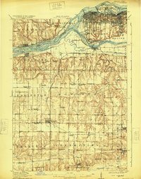 1912 Map of Milan, 1924 Print