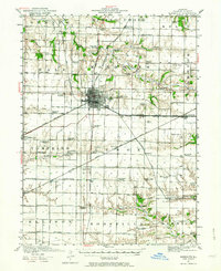 Download a high-resolution, GPS-compatible USGS topo map for Monmouth, IL (1964 edition)
