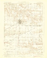 Map of Monmouth, IL in 1923 | Pastmaps