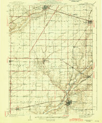 1943 Map of Monticello