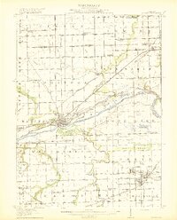 preview thumbnail of historical topo map of Morris, IL in 1918
