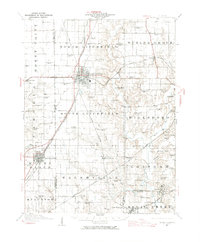preview thumbnail of historical topo map of Mount Olive, IL in 1944