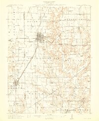 1915 Map of Mount Olive