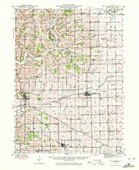 Download a high-resolution, GPS-compatible USGS topo map for Mt Carroll, IL (1972 edition)