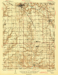 1943 Map of Newton