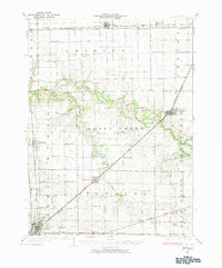 1926 Map of McLean County, IL, 1984 Print