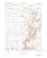 preview thumbnail of historical topo map of Oakland, IL in 1936