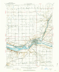 Download a high-resolution, GPS-compatible USGS topo map for Ottawa, IL (1963 edition)