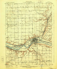 Download a high-resolution, GPS-compatible USGS topo map for Ottawa, IL (1928 edition)