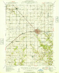 1949 Map of Pana