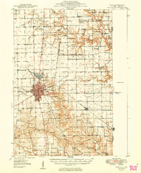 preview thumbnail of historical topo map of Paris, IL in 1949