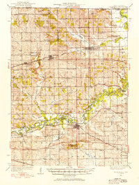 Download a high-resolution, GPS-compatible USGS topo map for Pecatonica, IL (1932 edition)
